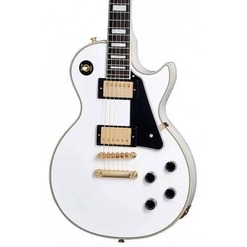 Epiphone Les Paul Studio Gold Hardware Elektro Gitar (Alpine White) 2