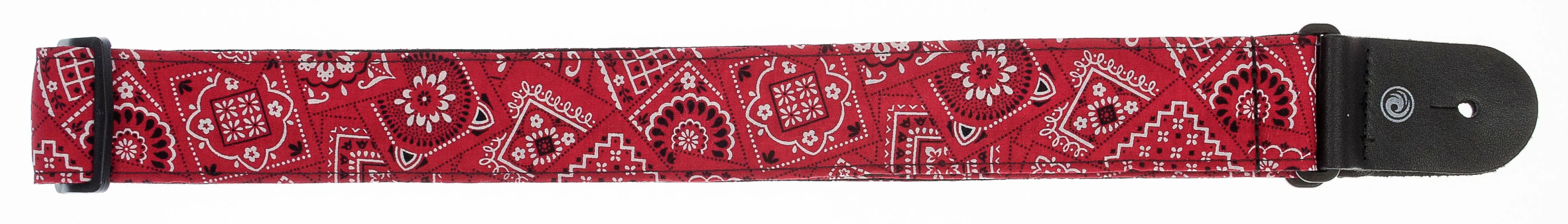 PLANETWAVES 50G02 GİTAR ASKISI, 50MM, KIRMIZI BANDANA 2