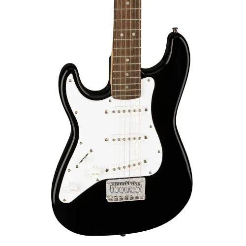 Squier Mini Stratocaster Laurel Klavye Black Solak Elektro Gitar 4
