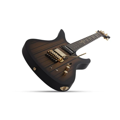 Schecter Synyster Custom FR Elektro Gitar (Satin Gold Burst) 2