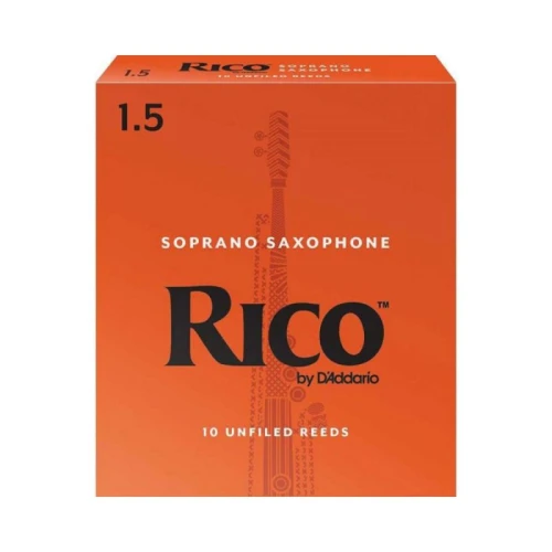 D\'Addario Woodwinds Rico RIA1015 Soprano Saksafon  Kamışı No:1,5 3