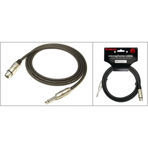 Kirlin Cable MP-482PR-6MT 24AWG, XLR F - 1/4'' MONO PLUG 1