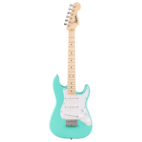 Squier Mini Stratocaster Akçaağaç Klavye Sea Foam Green Elektro Gitar 1