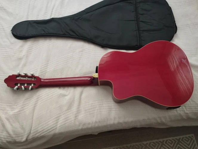 Valencia Cg160CE/RDS Standart Boy Elektro Klasik Gitar 4