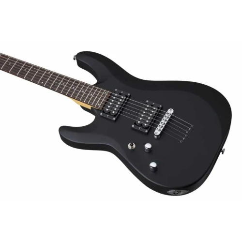 Schecter C-6 Deluxe Solak Elektro Gitar (Satin Black) 2