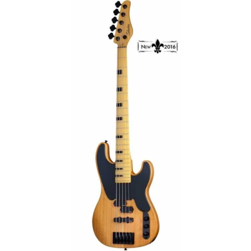 Schecter Model-T Session-5 Bas Gitar (Aged Natural Satin) 1