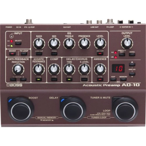 BOSS AD-10 Akustik Gitar Prosesörü 1