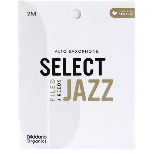 D\'Addario Woodwinds Organic Select Jazz Alto Saksafon Kamışı No:2 Medium 2