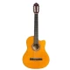 Valencia Vc104tc Klasik Gitar 4/4 Naturel Cutaway Sap Çelikli 3