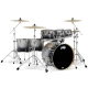 PDP Drums Concept Akçaağaç 7-Parça 22" Akustik Davul (Silver - Black Sparkle Fade) 1