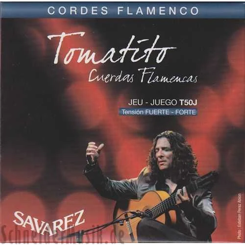 Savarez T50j Tomatito High Tension Flamenco Gitar Teli 1