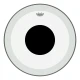 REMO P3-1324-10- Powerstroke® P3 Şeffaf Top Black Dot™ 24" Bas Davul Derisi 3