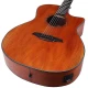 Bromo BAT2MCE Cutaway Elektro Akustik Gitar (Natural) 3