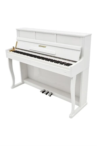 KÖHNER SLP-980 WH Dijital Duvar Piyano, Bluetooth, Tuş Hassasiyeti, 88 Tuşlu, Kapaklı (KULAKLIK VE TABURE) 2