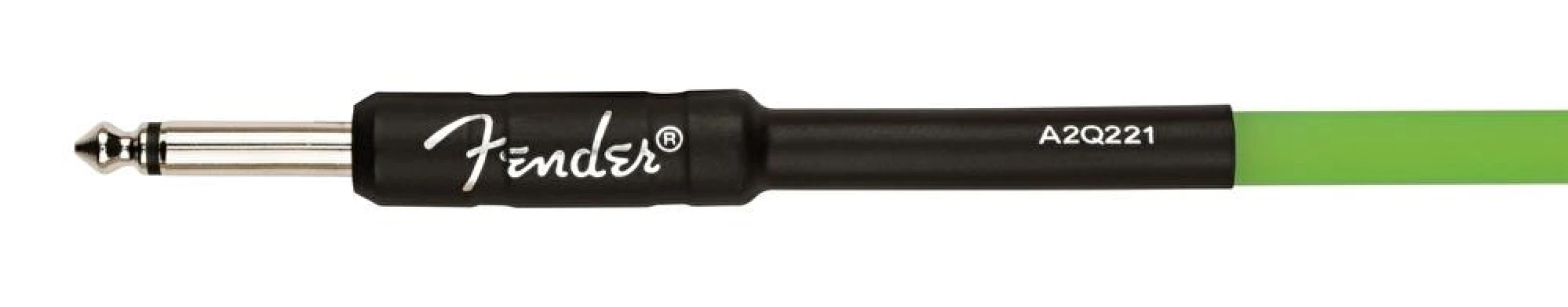Fender Professional Fosforlu Yeşil 3m Enstrüman Kablosu 3