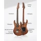 Donner DST-700 Elektro Gitar (Natural) 7