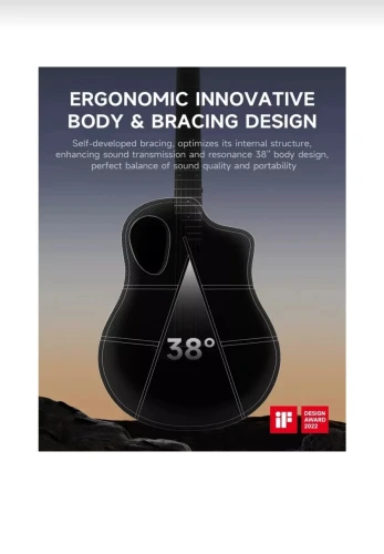 Donner Akustik gitar 5