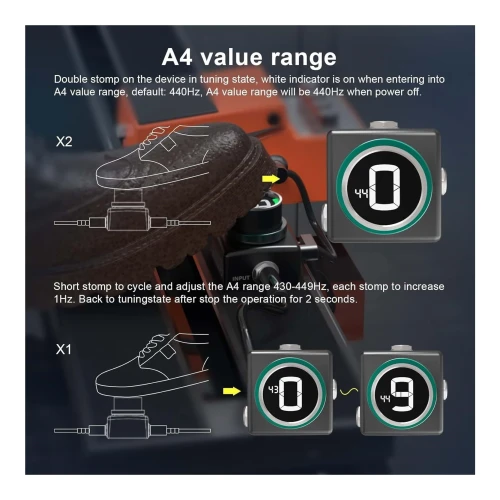 Swiff Audio C20 Mini Pedal Tuner 7