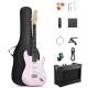 Donner DST-80 ST Elektro Gitar Seti (Pembe) 1