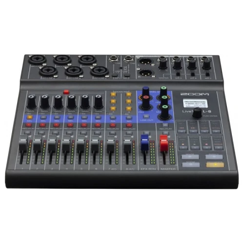 Zoom LiveTrak L-8 8-Kanal Dijital Mikser Recorder 1