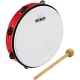 Nino NINO24R Abs Tambourine 10'' Jingle Drum 1