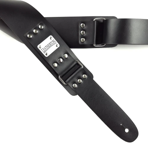 Leatherton LT Loader Hakiki Deri Gitar Askısı (Siyah) 2