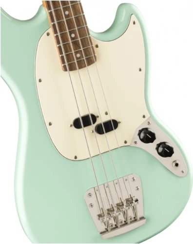Squier Classic Vibe 60s Mustang Bass Laurel Klavye Surf Green Bas Gitar 4