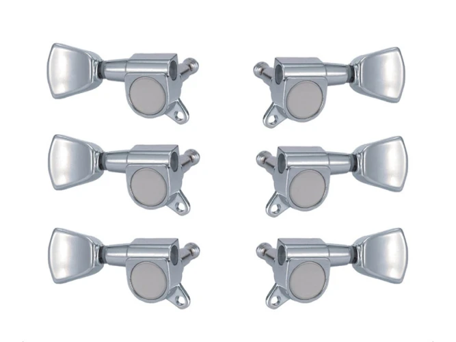 VALENCIA EMH7004CRR3L3 ELEKTRO GİTAR BURGUSU, 6'LI SET, 3 SAĞ+3 SOL, KROM 1