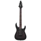 Jackson JS Dinky Arch Top JS22Q-7 DKA HT Amaranth Klavye Transparent Black Burst 7 Telli Elektro Gitar 1