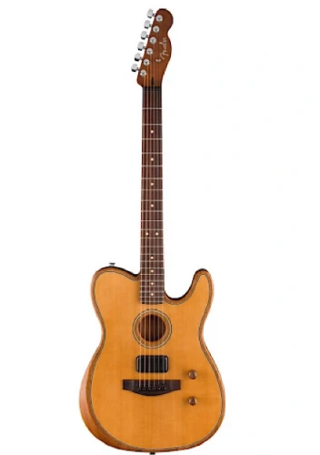 Fender Acoustasonic Standard Telecaster Gülağacı Klavye Aged Natural Elektro Akustik Gitar 1