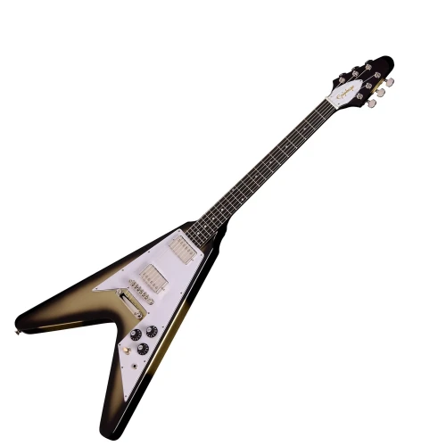 Epiphone Dealer Exclusive Flying V ’70s Elektro Gitar (Silver Burst) 5