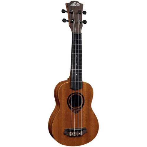 LAG GLU TKU10S Tiki Soprano Natural Ukulele 3