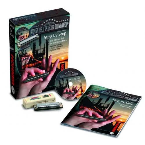 Hohner Adım Adım Blues Mızıka Öğrenim Paketi (İngilizce) 1