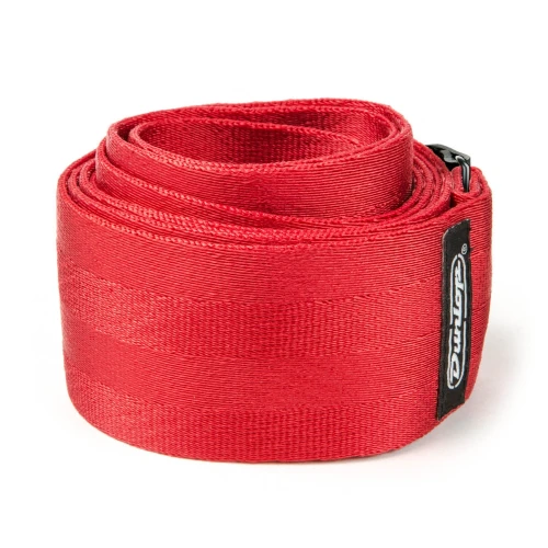 Jim Dunlop DST7001RD Deluxe Seatbelt Gitar Askısı (Kırmızı) 1