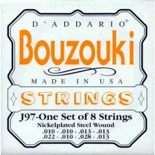 D'Addario J97 Bouzouki Greek Nickel Takım Tel - Buzuki Teli 1