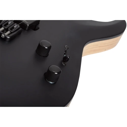Schecter C-1 SLS Custom Elektro Gitar (Satin Black) 6