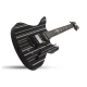 Schecter Synyster Custom-S FR Elektro Gitar (Gloss Black & Silver Pin Stripes) 2