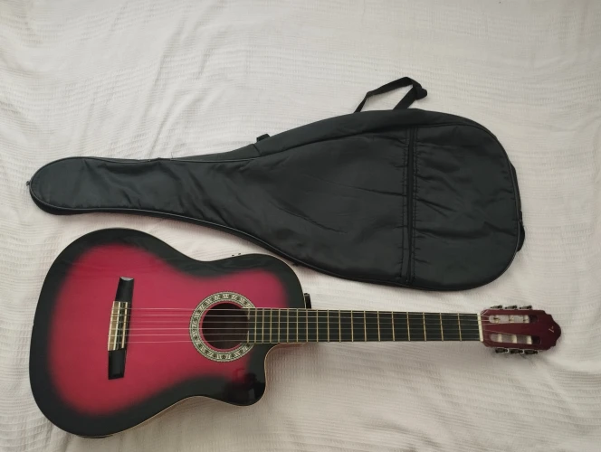 Valencia Cg160CE/RDS Standart Boy Elektro Klasik Gitar 1