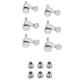 Fender Fender Staggered Kilitli Vintage-Style Buttons Polished Krom 6 Akort Burgusu 1