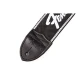 Fender Running Logo Siyah/Beyaz Logo Gitar Askısı 2