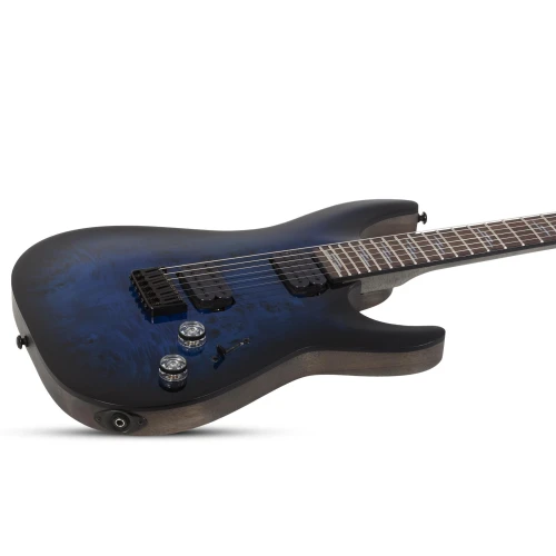 Schecter Omen Elite-6 Elektro Gitar (See Thru Blue Burst) 2