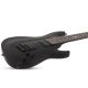 Schecter Damien-7 Multiscale 7 Telli Elelktro Gitar (Mat Siyah) 2