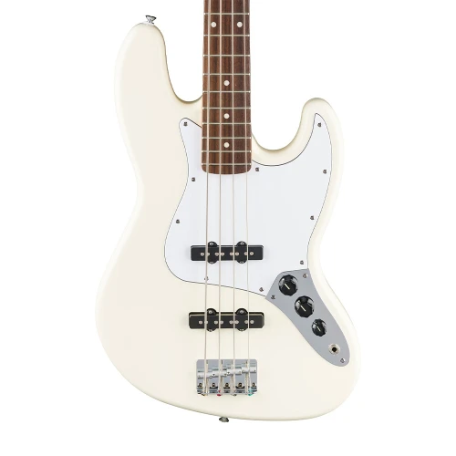Fender Standard Jazz Bass Laurel Klavye Olympic White Bas Gitar 3