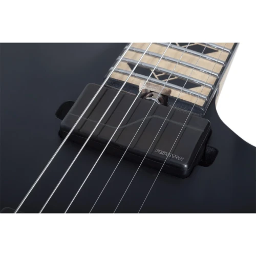 Schecter C-1 SLS Custom Elektro Gitar (Satin Black) 5