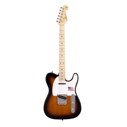 SX Telecaster Elektro Gitar (3-Tone Sunburst) 1