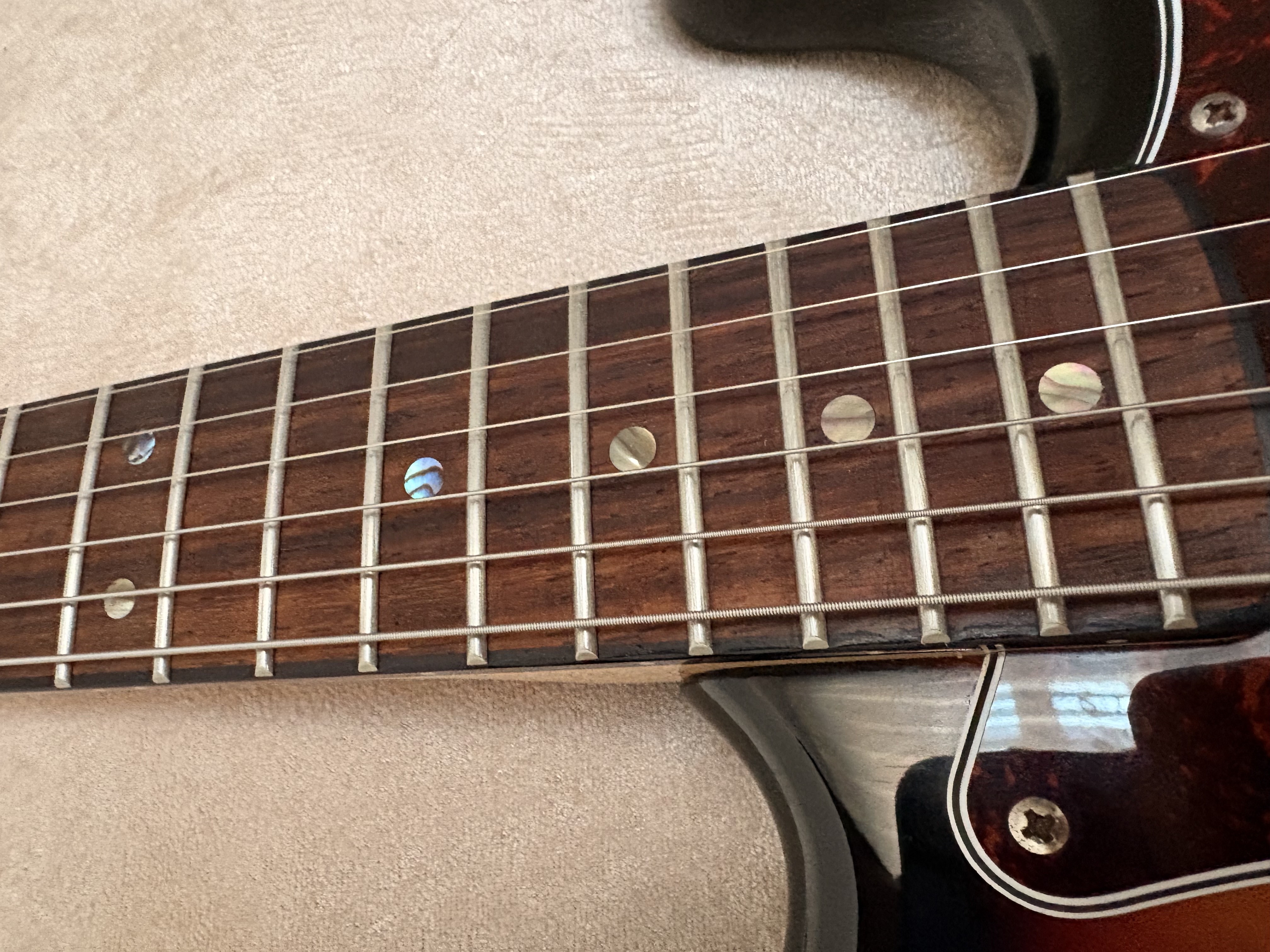 SX Ashwood Stratocaster Elektro Gitar 4