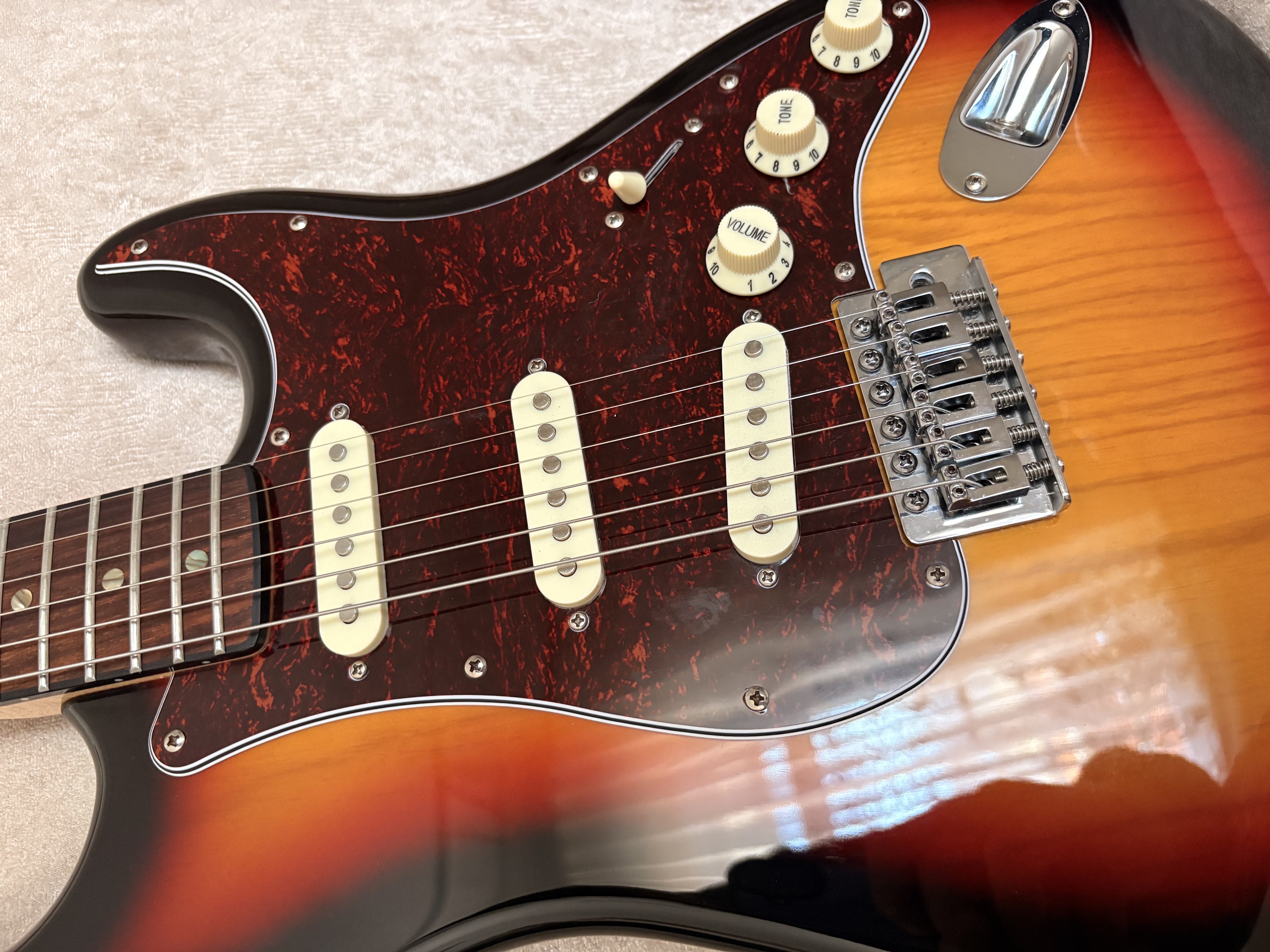 SX Ashwood Stratocaster Elektro Gitar 2