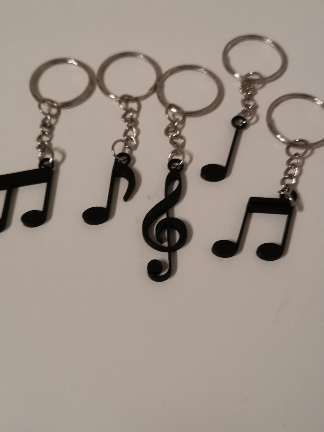 🎶 Müzik Notaları Anahtarlık – 5’li Set 🎶 4