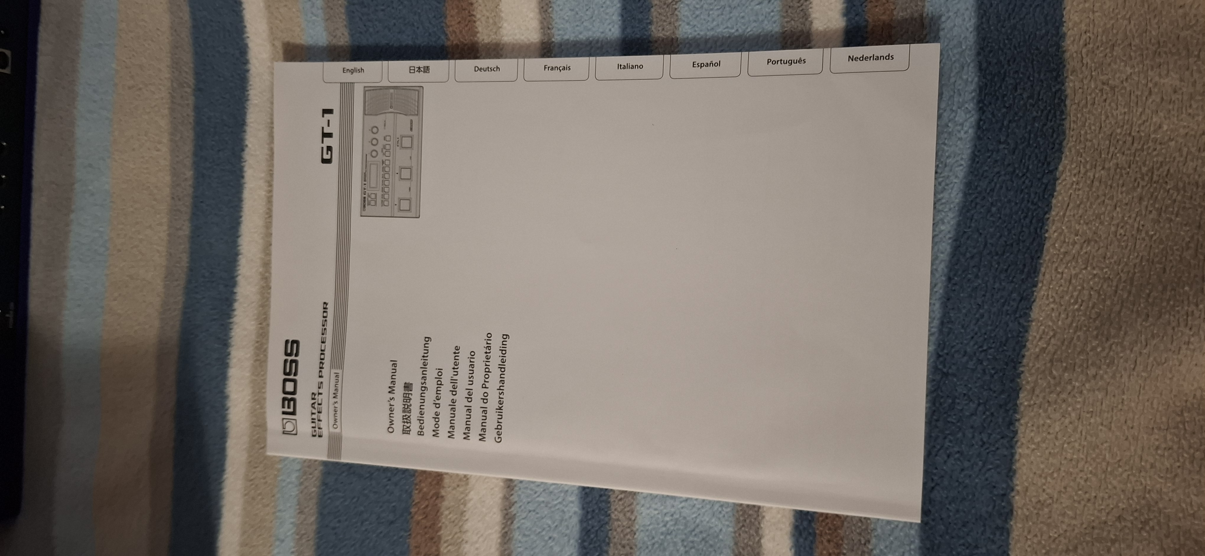 Boss GT-1 prosesör 6