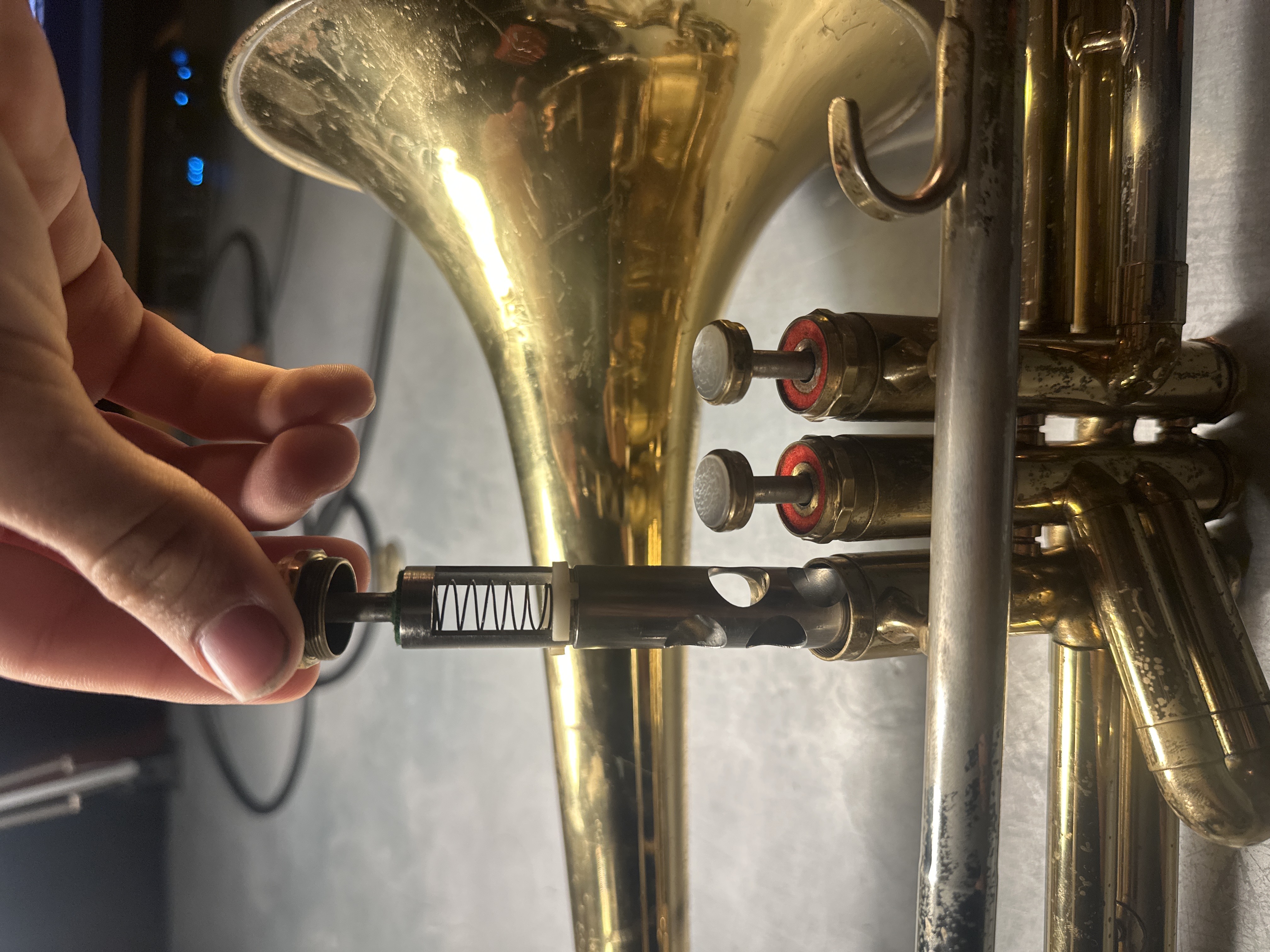 GETZEN “300” SERIES Bb VALVE TROMBONE VE ÇANTASI #398 6